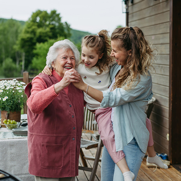 Tres generaciones de mujeres