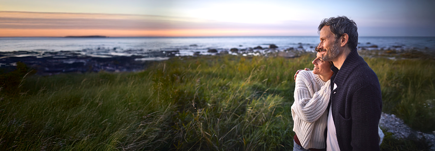 Mirando la puesta del sol