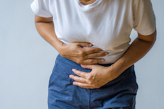 H. pylori usually causes a feeling of hunger and empty stomach approximately 1 to 3 hours after eating. It can also cause problems drinking fluids, loss of appetite, involuntary weight loss, vomiting, and dark or bloody stool. 