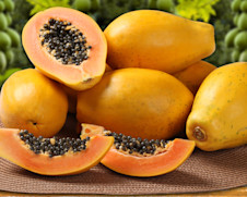 El consumo de papaya en jugos, batidos o como parte de una ensalada, estimularía el movimiento o motilidad intestinal (lo que permite combatir el estreñimiento) por su alto contenido de fibra y propiedades de la papaína, una de sus principales enzimas. También resultaría útil para combatir los síntomas de la indigestión: gases, distensión abdominal y flatulencia.