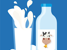 La leche de vaca es mucho más alta en proteínas que la leche de almendras, ya que una taza de leche de vaca contiene 8 g de proteínas. En cambio, una taza de leche de almendras contiene sólo 1.55 g de proteínas.