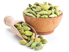 Tradicionalmente se ha utilizado el cardamomo para diferentes afecciones: como digestivo, carminativo, estimulante, refrescante del aliento y afrodisíaco (Natural Standard). Esta planta es rica en un compuesto llamado cineol o cineola (principal componente químico del eucalipto), un potente antiséptico natural que elimina las bacterias causantes del mal aliento. Algunas pastas de dientes utilizan extractos de cineol en su elaboración.