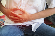 Between 10 and 15% of people infected with H. pylori develop peptic ulcer disease, in which stomach acid damages the lining of the digestive tract.