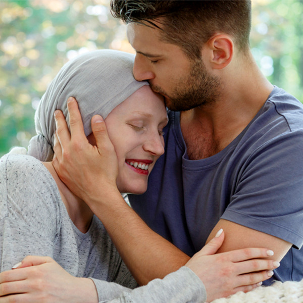 Woman with cancer