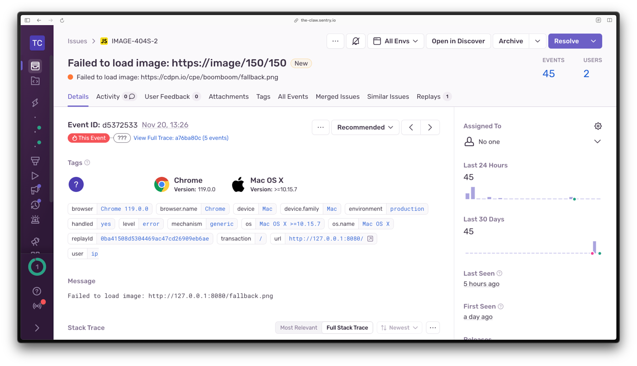 404 Error Html/css Js Fallbacks for HTTP 404 images in HTML and JavaScript | Sentry
