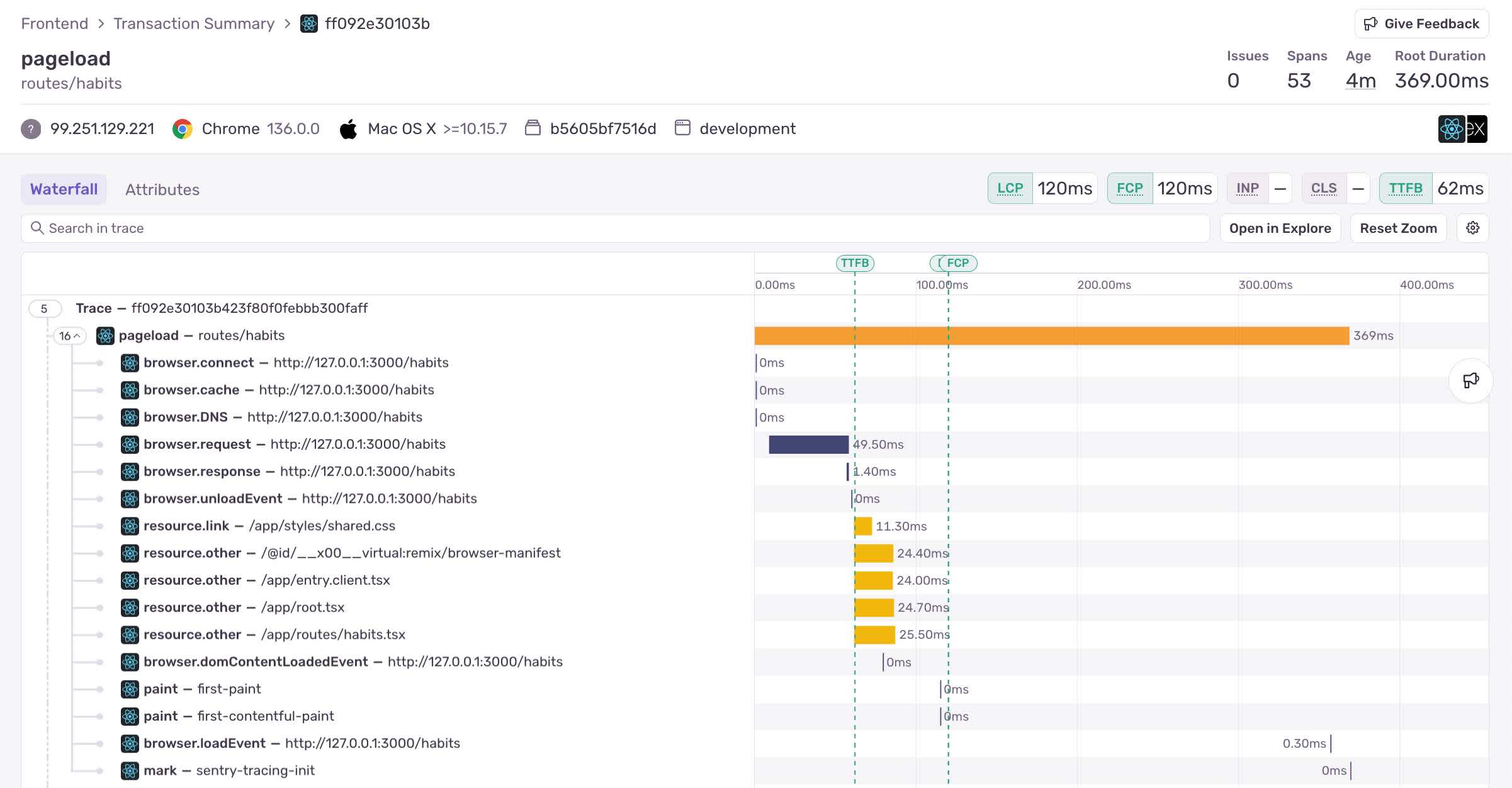 Removing resource.script spans reduces the trace size by 65%.