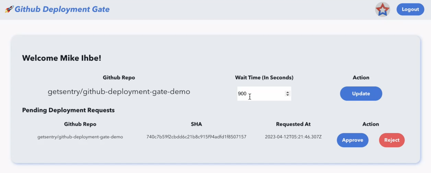GitHub Deployment Gates wait time