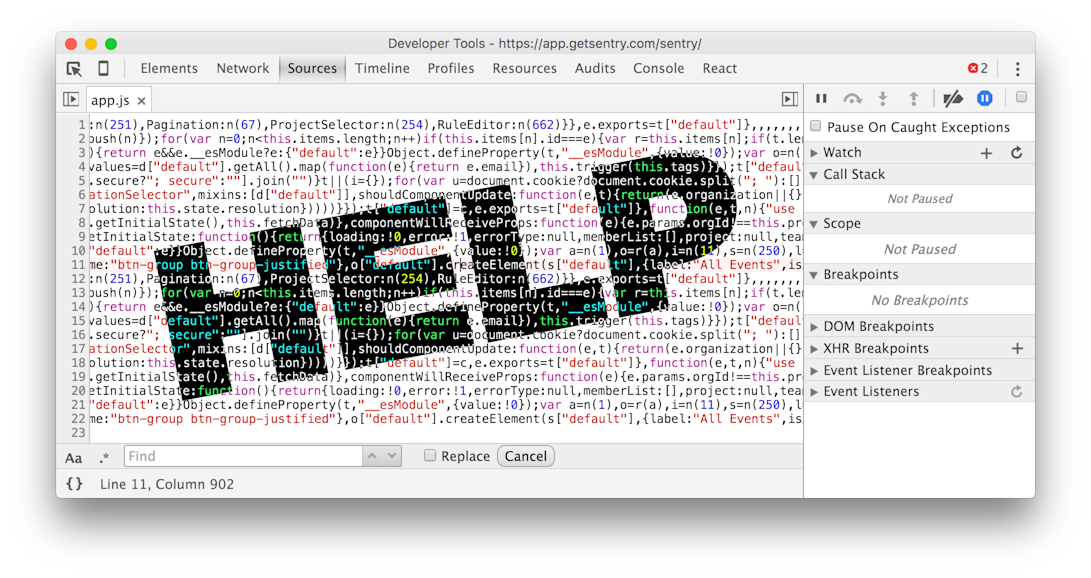 Debuggable JavaScript in Production with Source Maps | Sentry