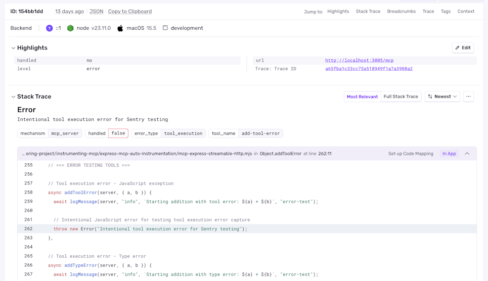 You built an MCP server, debug it with MCP observability. | Sentry