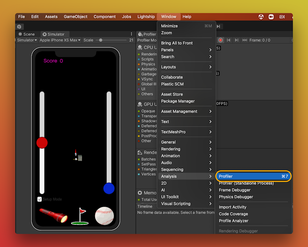 Unity Performance Testing Tools & Benchmarks | Sentry
