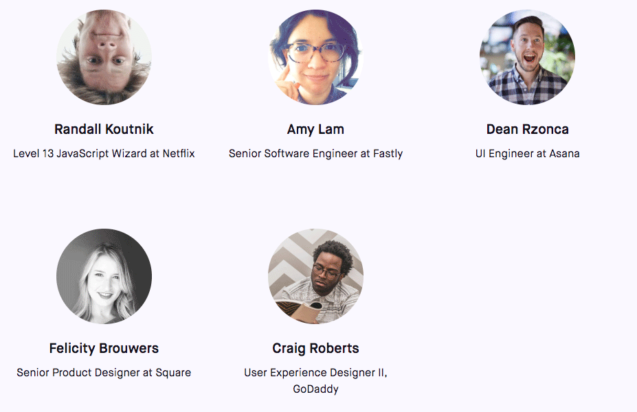 Our panelists