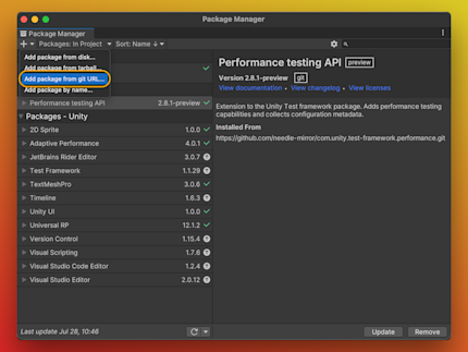 Unity Performanceextension Unity Performance Testing Tools & Benchmarks | Sentry