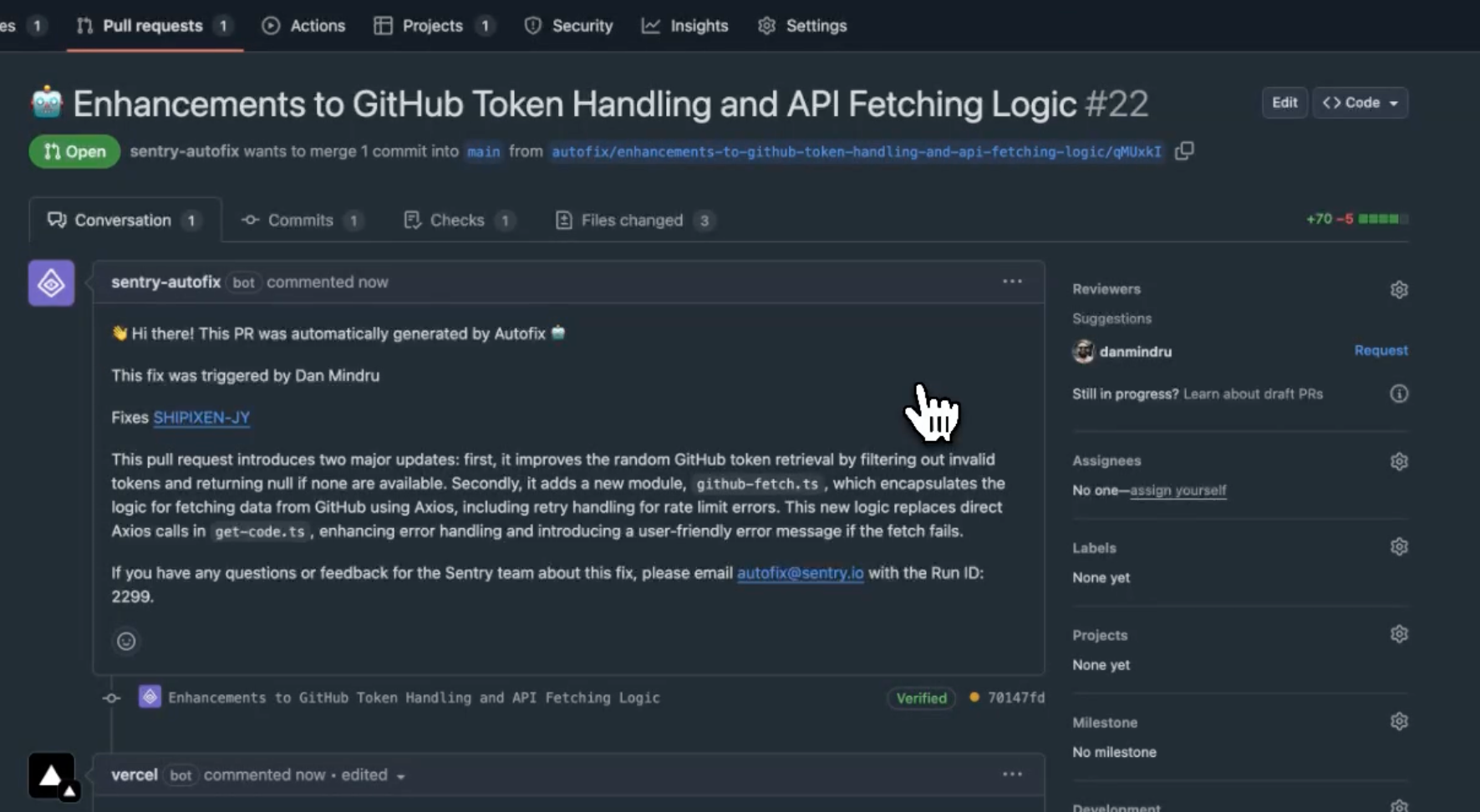 PR overview