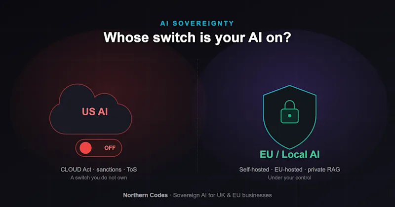 Relying on US AI is a risk you do not control