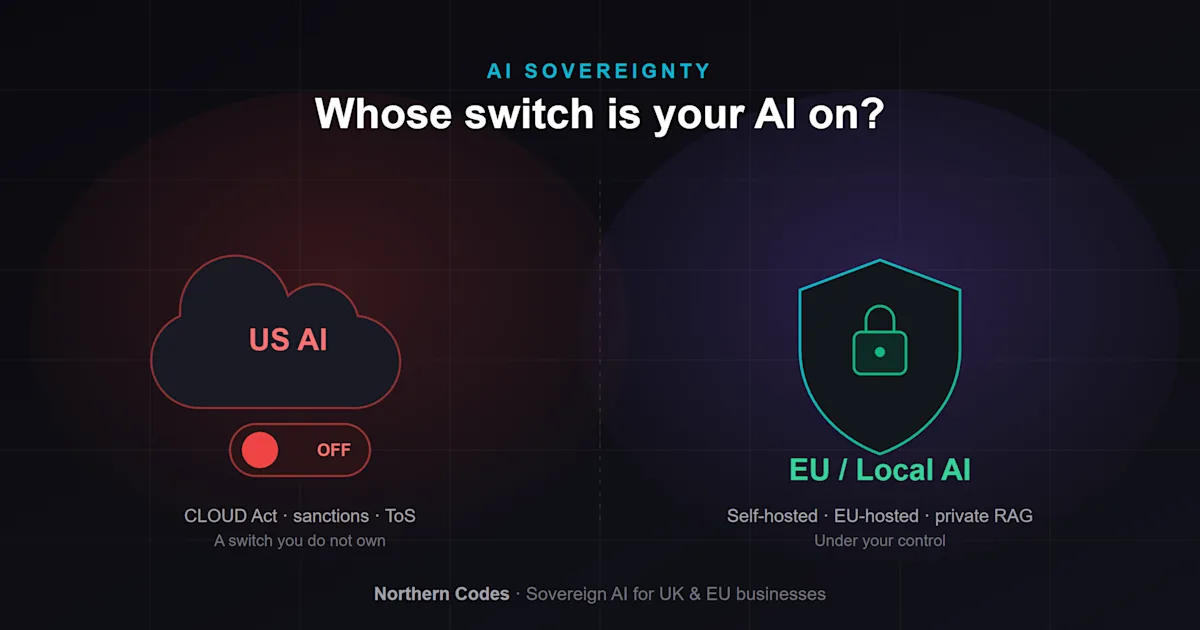 Relying on US AI is a risk you do not control