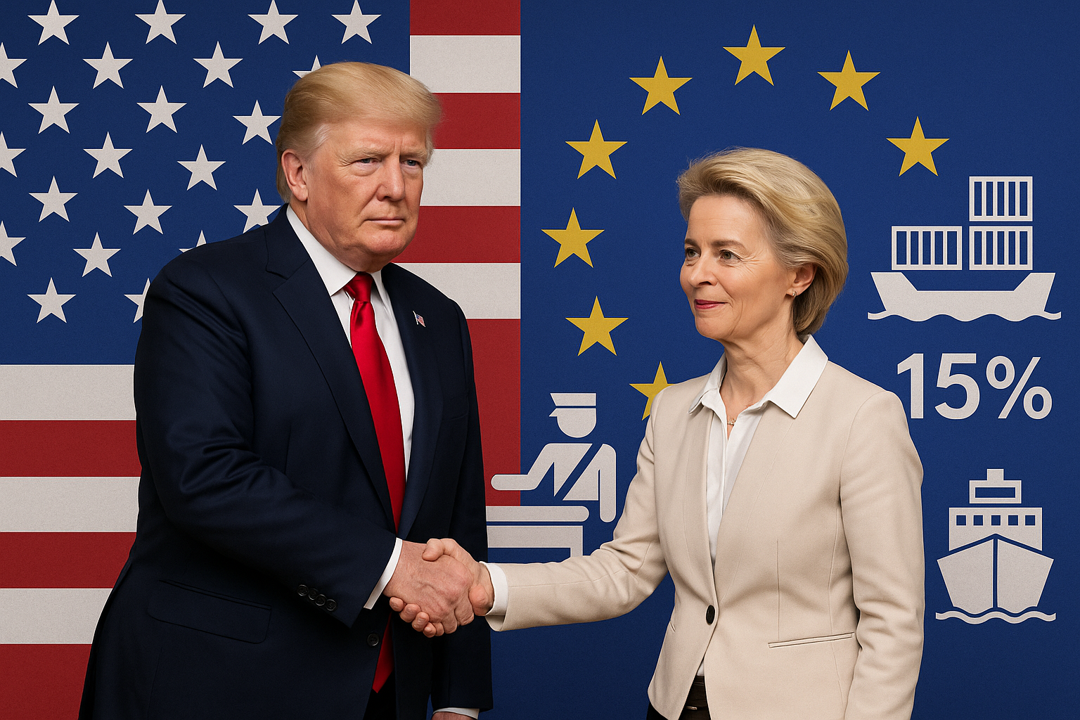 Accordo USA-UE evitata la guerra commerciale? Si, ma i dazi colpiscono l’Europa