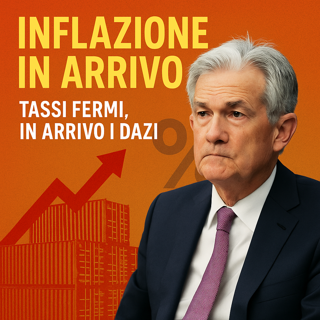 Powell avverte: l’inflazione è in arrivo, ma la Fed resta in attesa