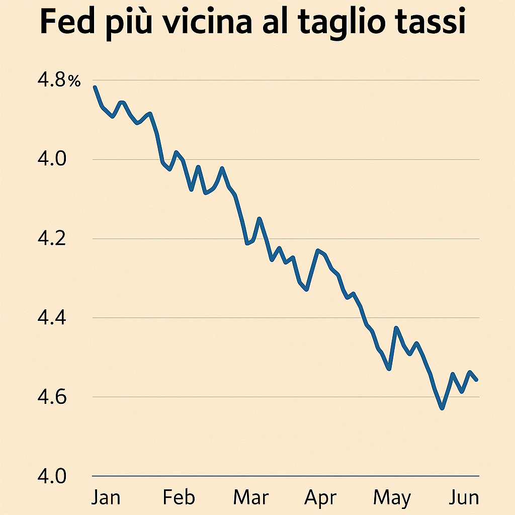 Treasury USA: rendimenti in calo, Fed più vicina al taglio tassi