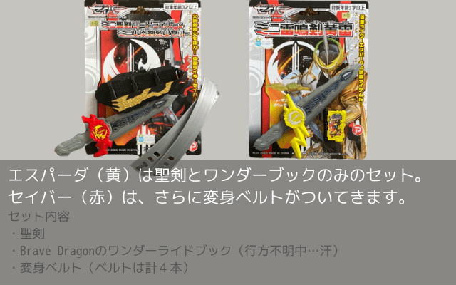 仮面ライダーセイバー変身ベルトミニ版