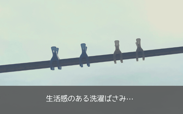 付けっぱなしだと生活感が出る洗濯ばさみ