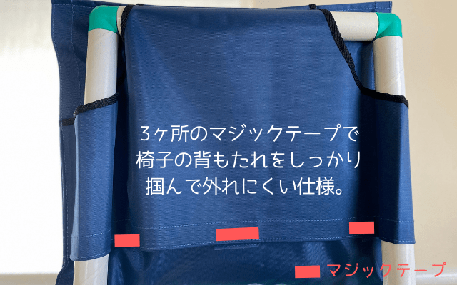 椅子にしっかり装着できる防災頭巾カバー