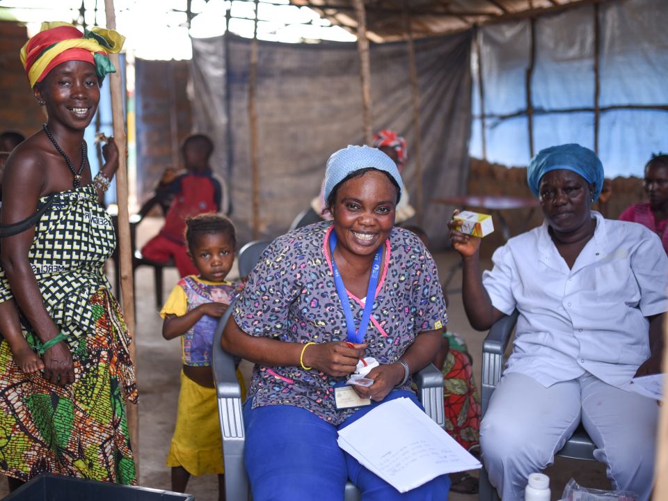 Outreach verpleegkundige in Sierra Leone