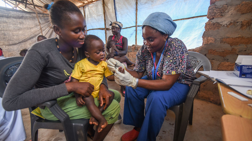 Moeder- en kindzorg in Afrika