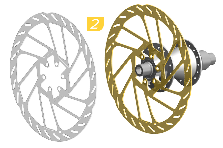 sram rotor thickness