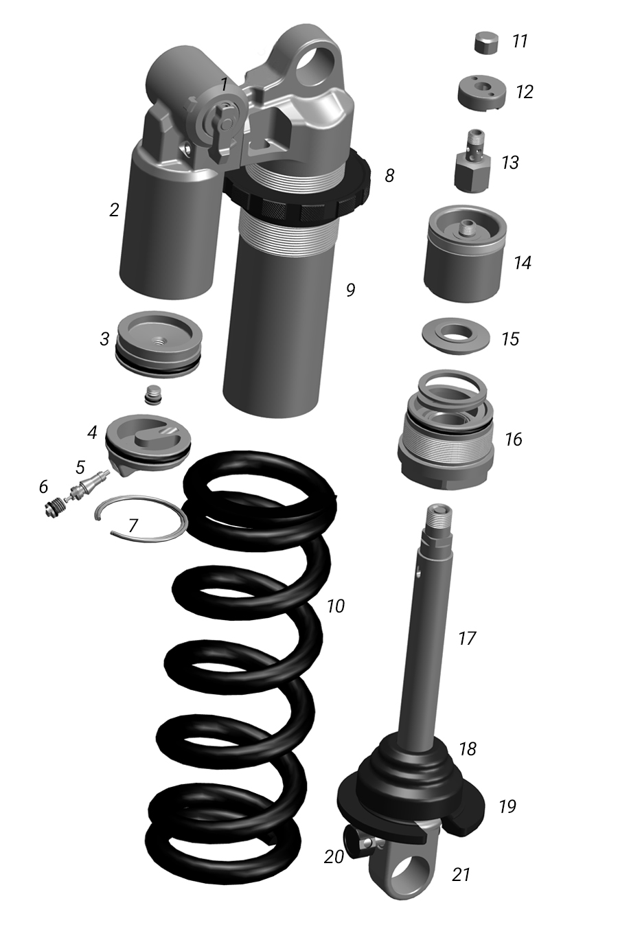 RockShox Vivid Coil 完成車外し 2027+ Vivid Coil | SRAM