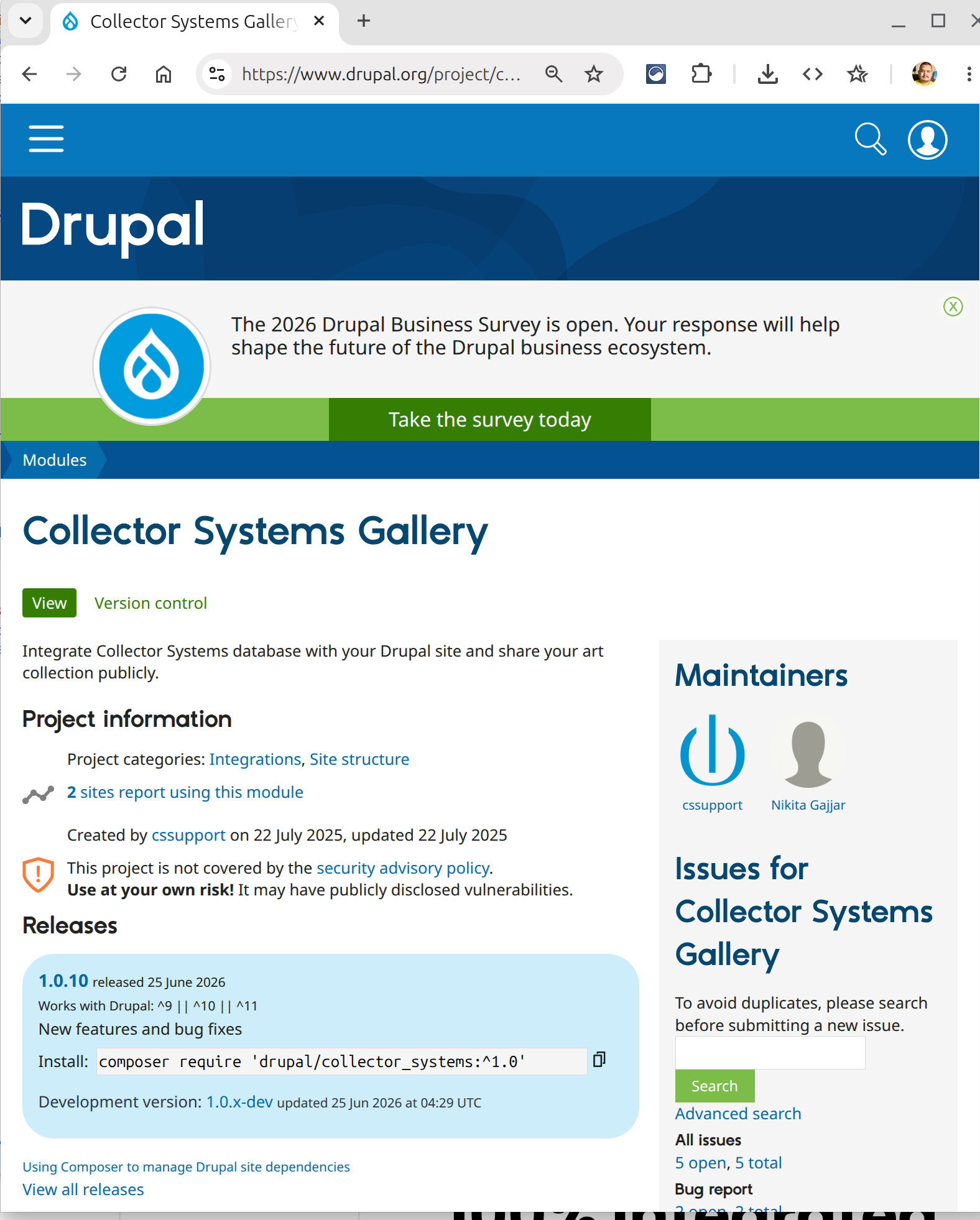 Published Drupal Custom Module to Drupal.org