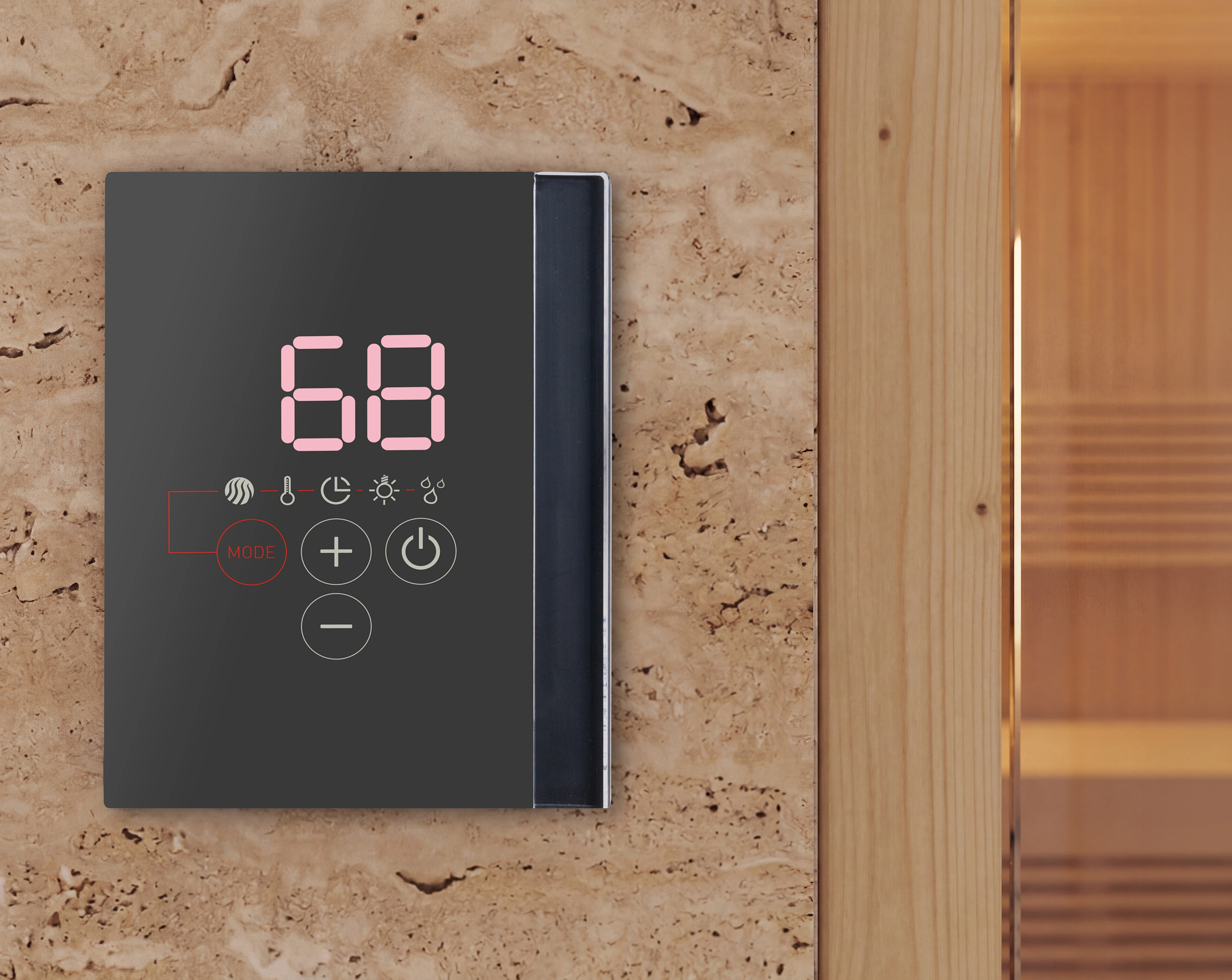 Complete Combi control: Control temperature, the steamer, lighting, and ventilation from one control panel.