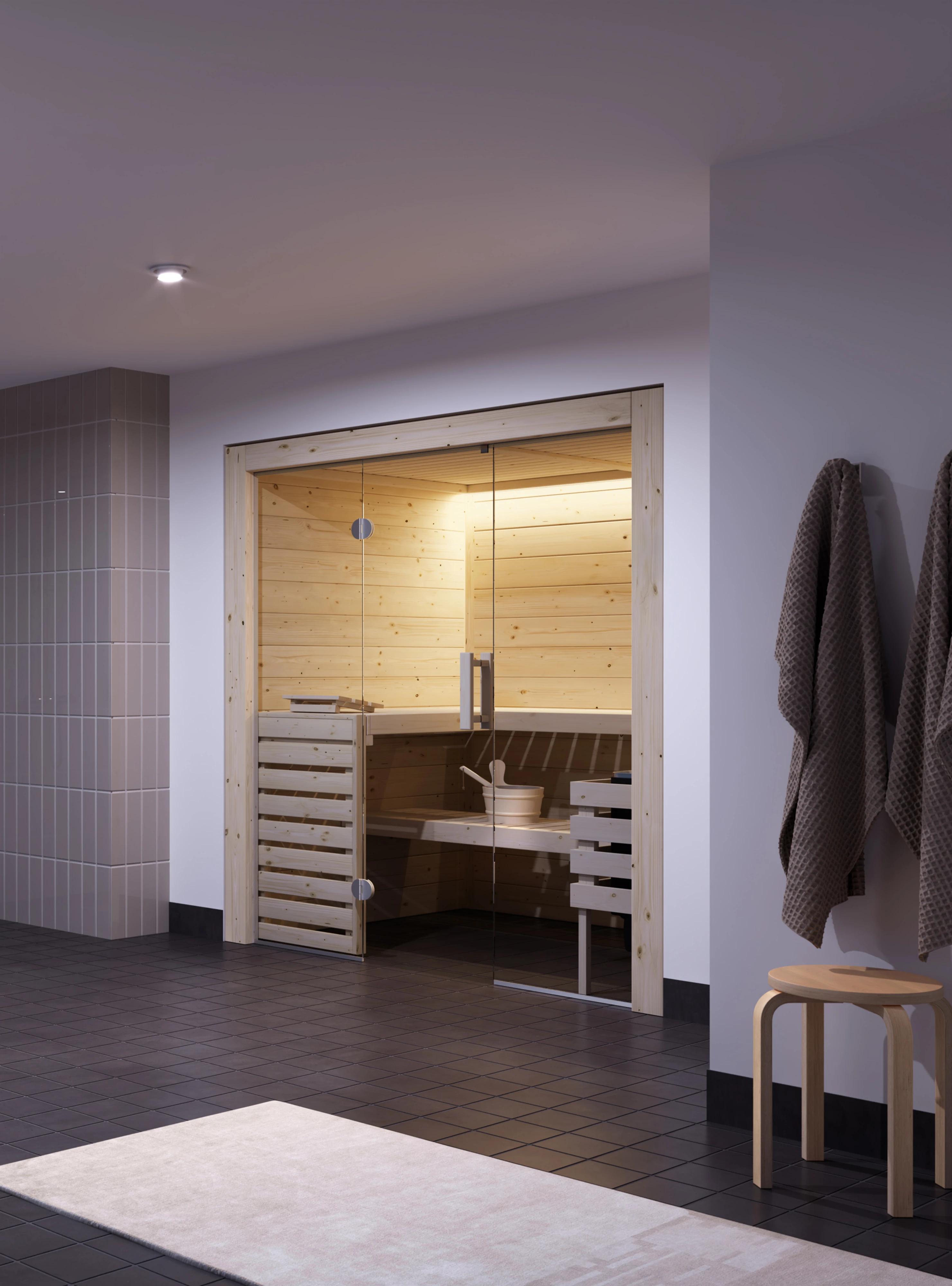 Domo Medium TopSteel Interior Evening