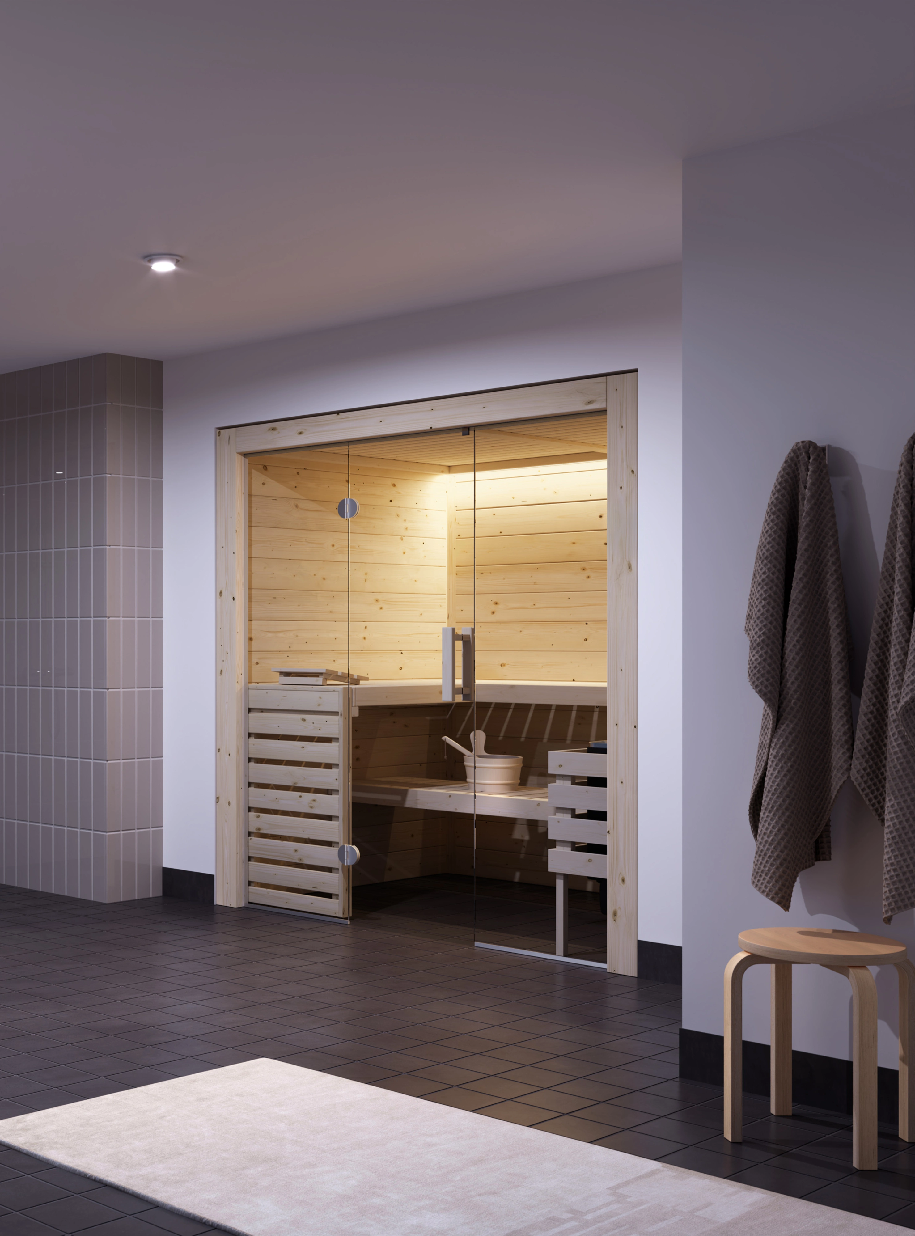 Domo Medium TopSteel Interior Evening