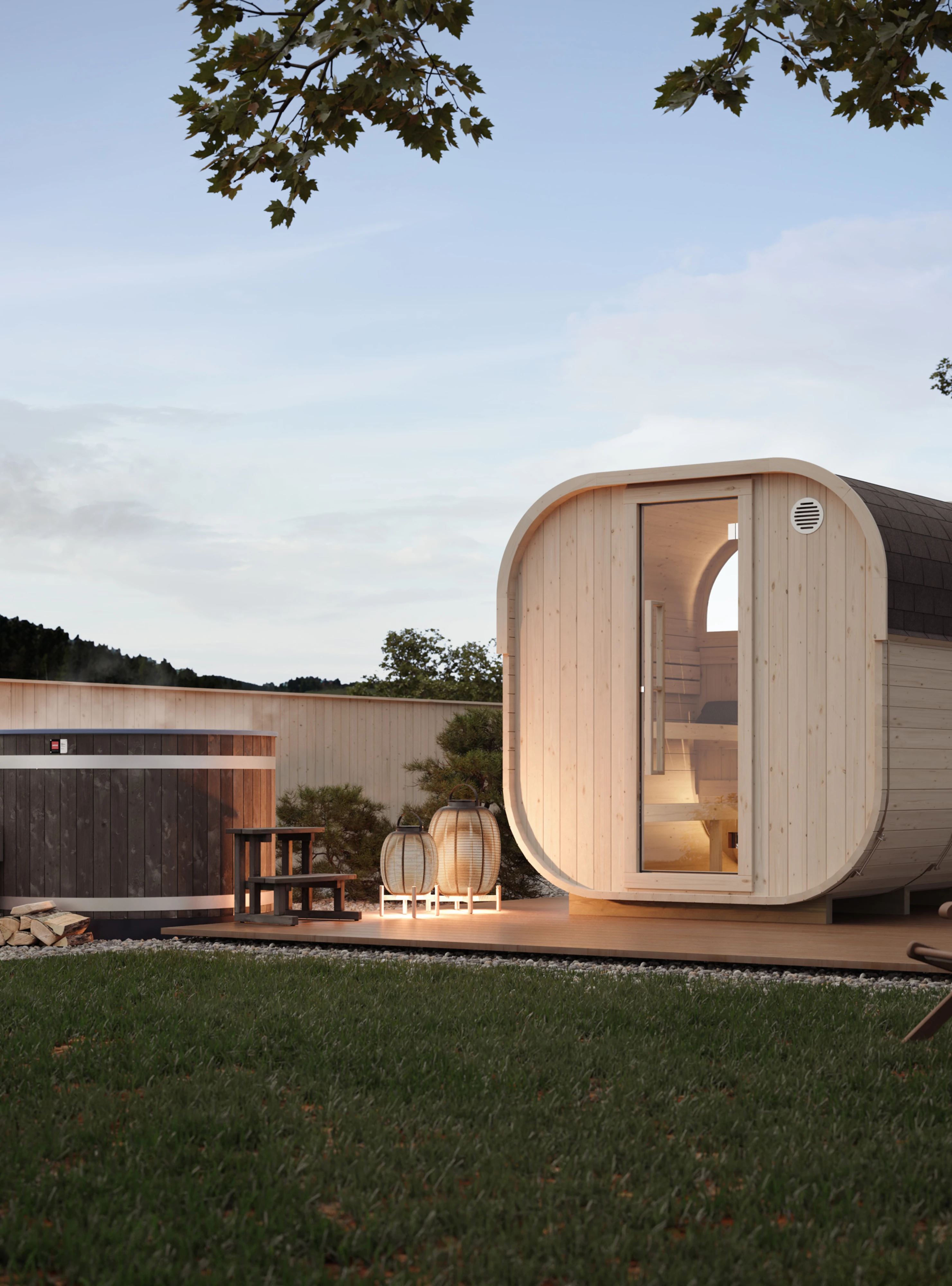 Kammi Cube TopSteel Exterior 3 Evening