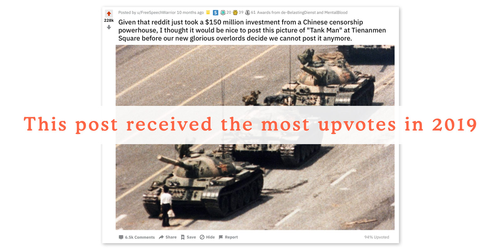 Tank Man Post