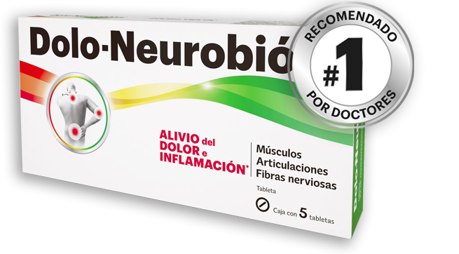 Parte frontal de empaque de Dolo-Neurobión