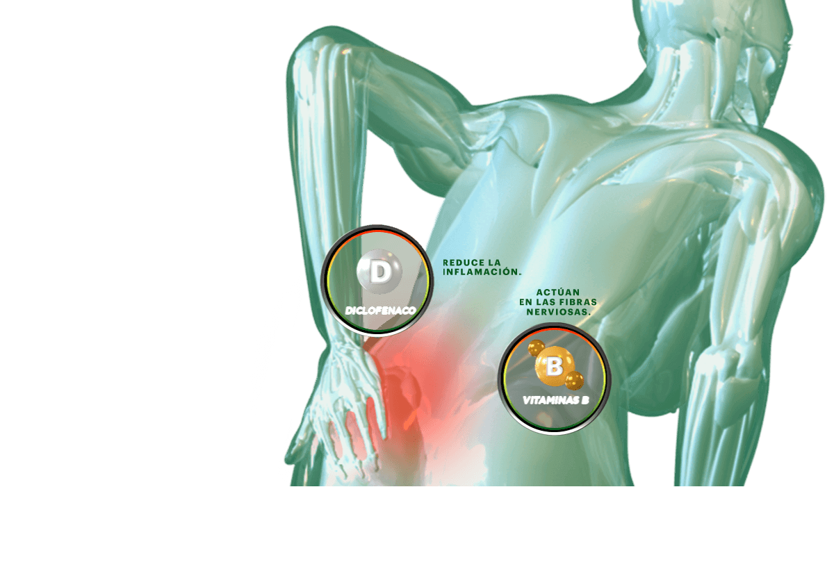 Cuerpo humano con dolor de espalda baja