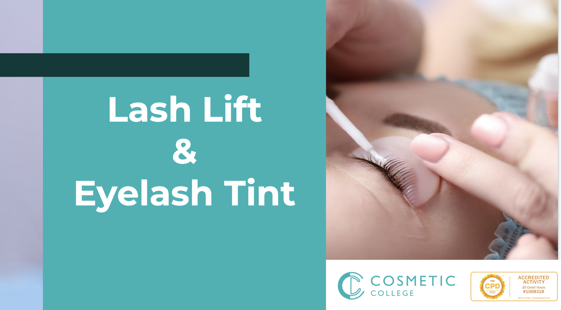 Lash Lift Training At The Cosmetic College