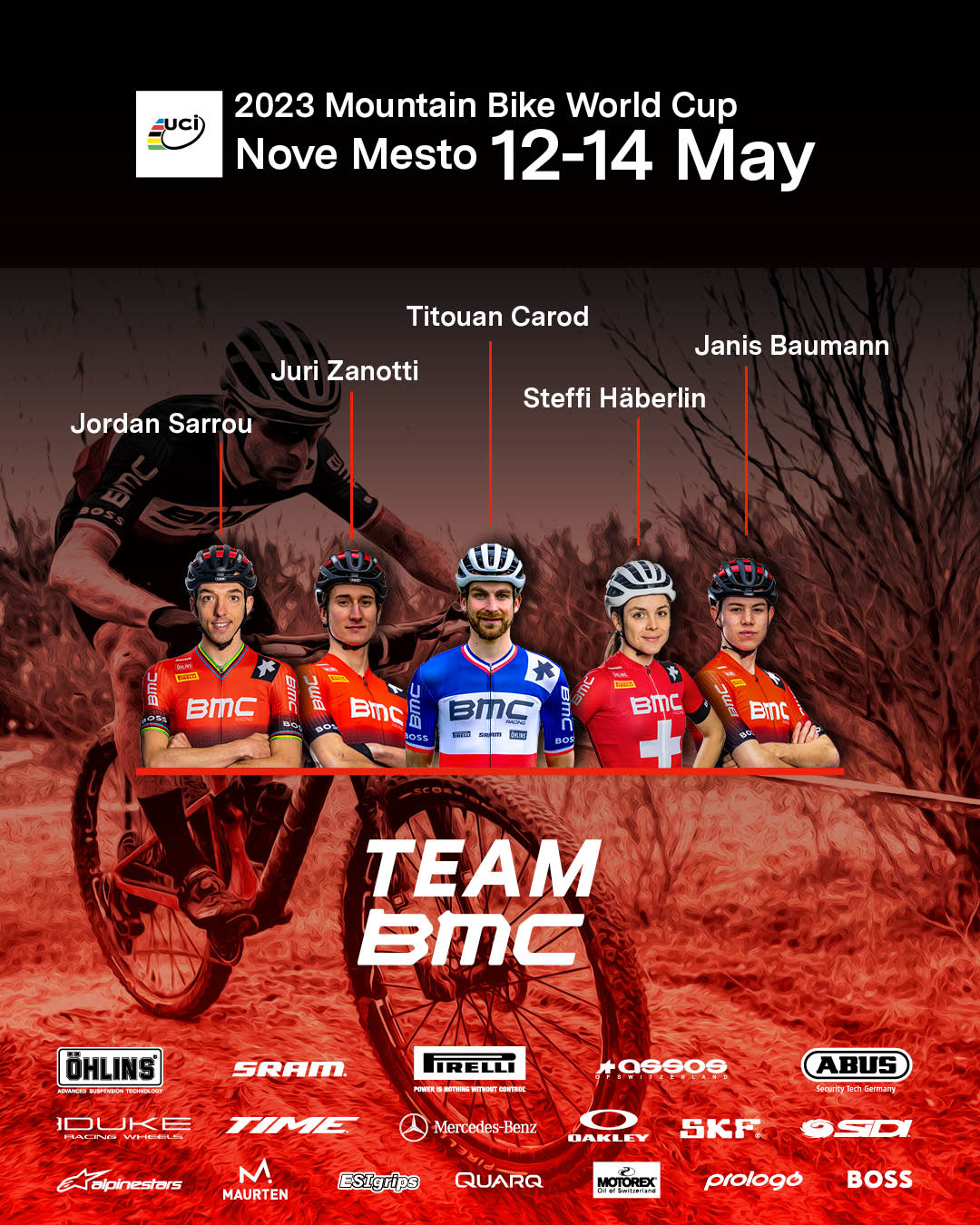 Team BMC in Nové Mesto