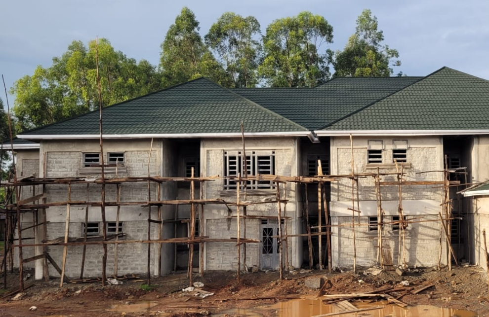 Ongoing construction of Ciala Hospital in Sinyolo, Kisumu West Sub County