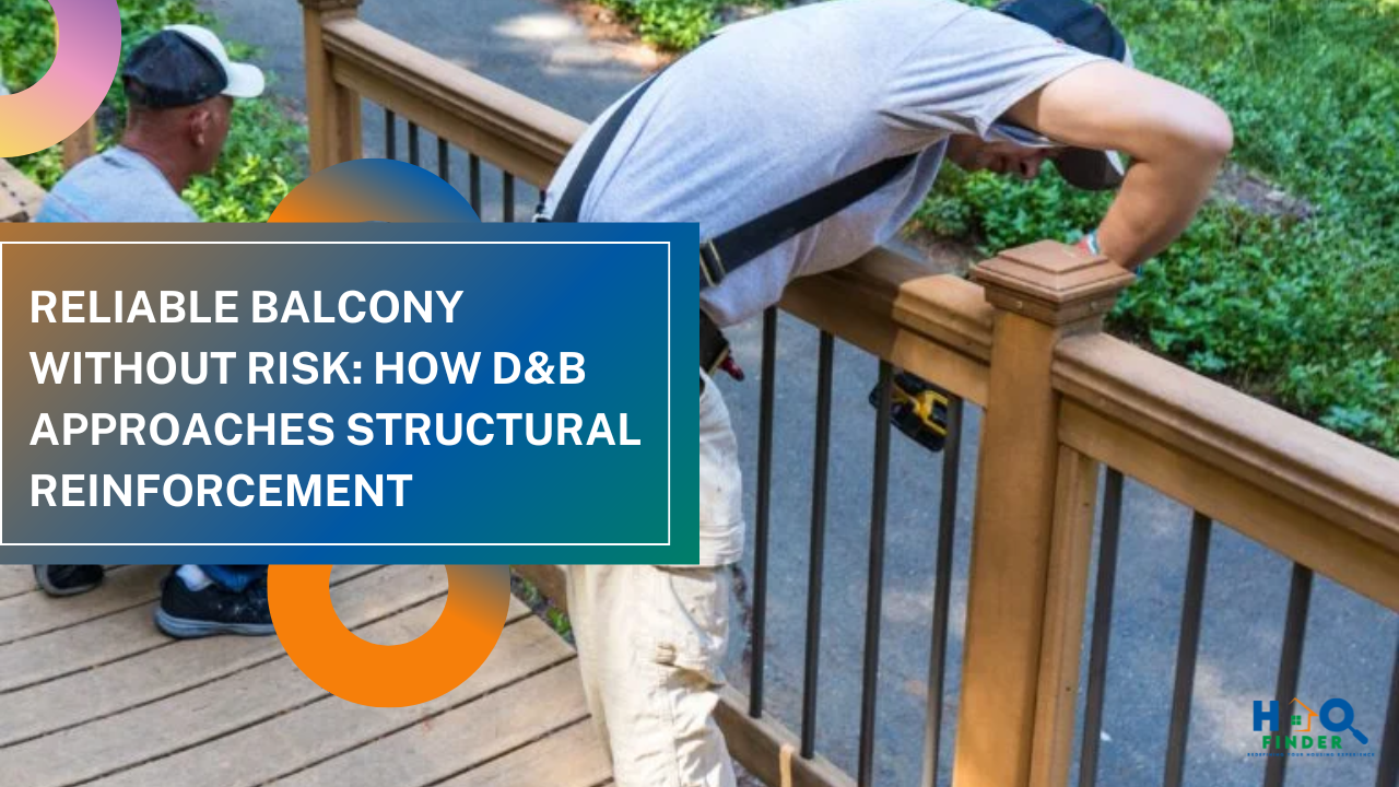 Reliable balcony without risk how D&B approaches structural reinforcement