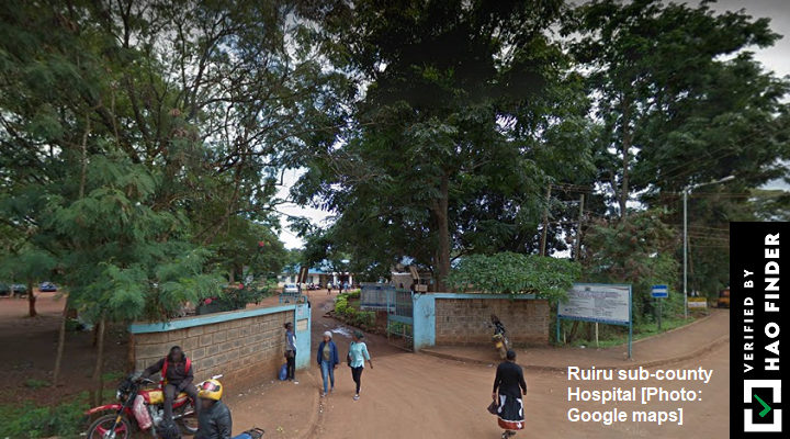 Ruiru sub-county Hospital - Kiambu