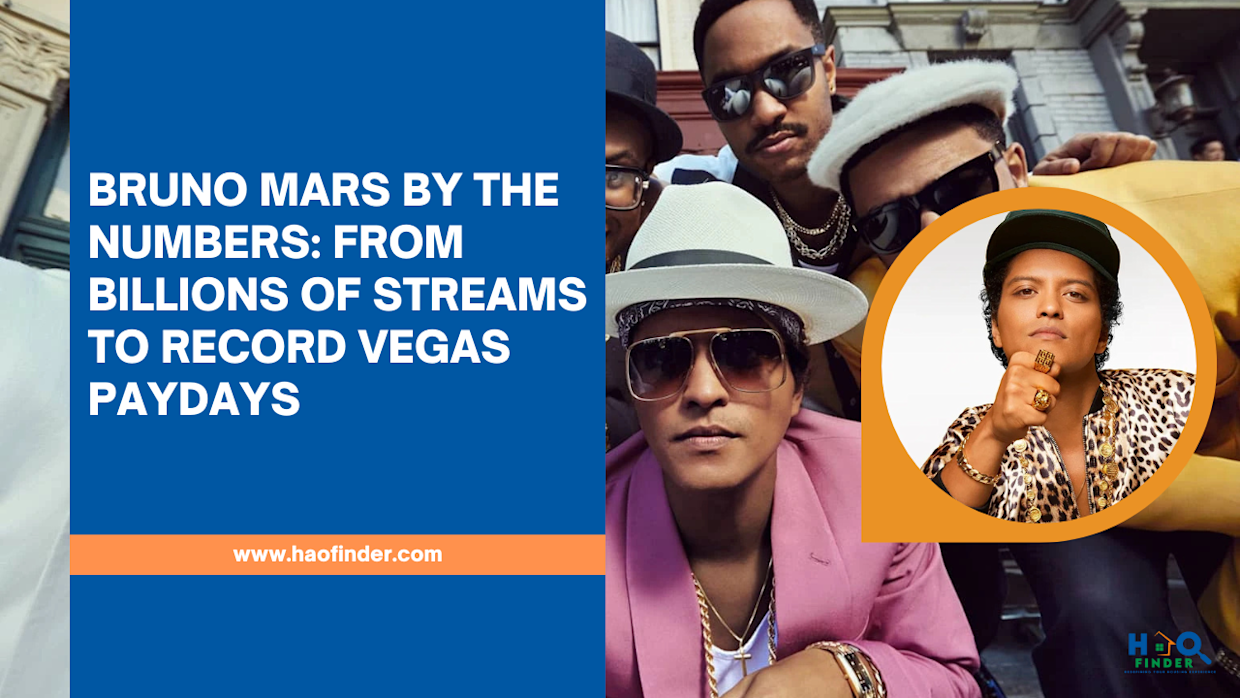 Bruno Mars by the Numbers: From Billions of Streams to Record Vegas Paydays