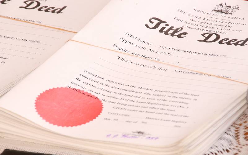 Title Deed in Kenya