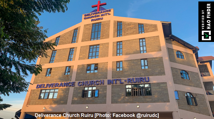 Deliverance Church Ruiru [Photo: Facebook @ruirudc]