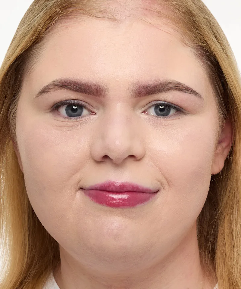 Crema concealer worn by Amba Smith