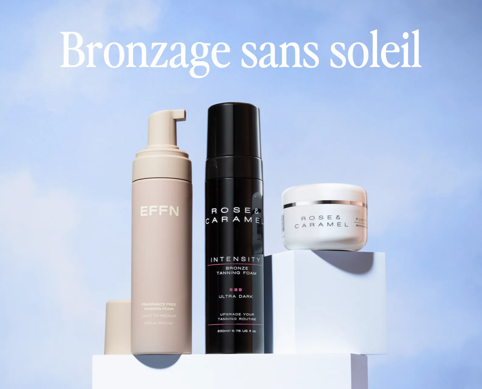 Découvrez les incontournables de l'autobronzant signés Rose & Caramel, EFFN, et bien d'autres.