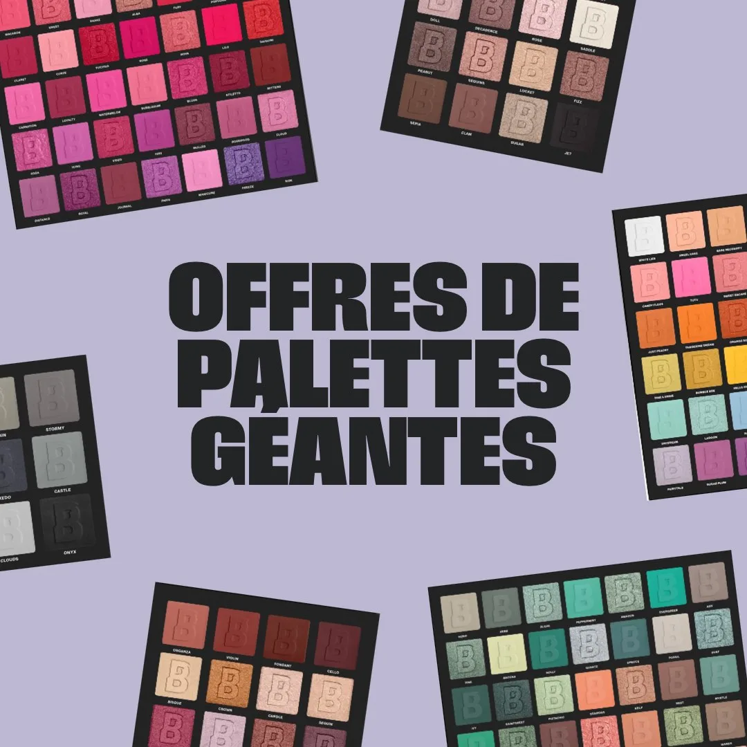 Économisez gros sur nos palettes de couleurs emblématiques