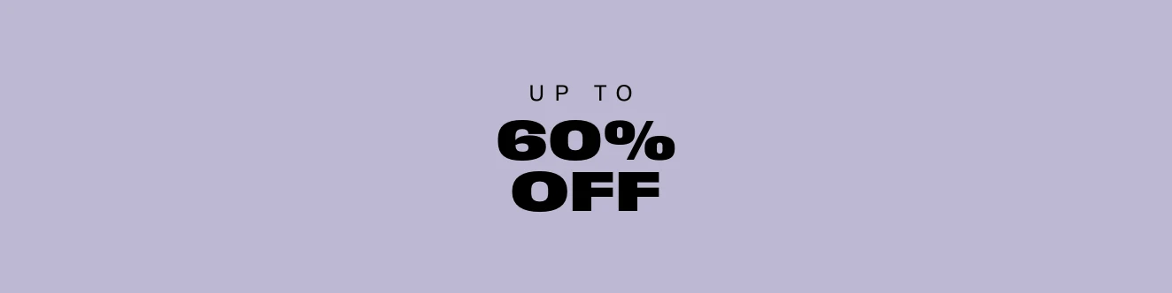 Up to 60% off