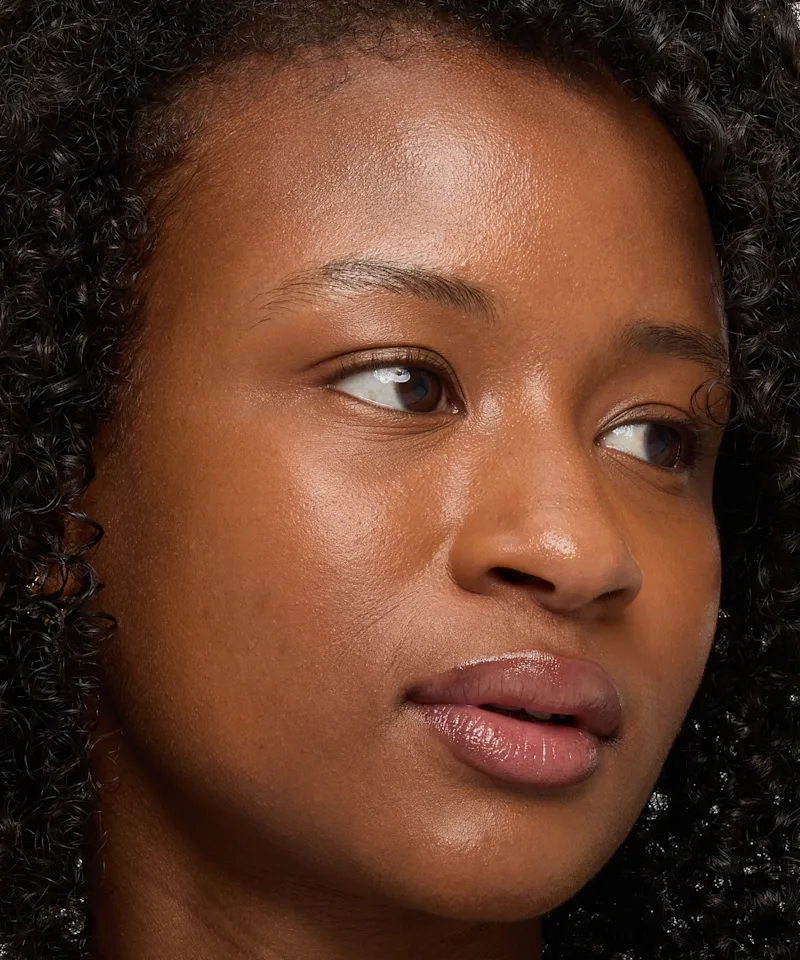 Ganache concealer worn by Binta Djaura